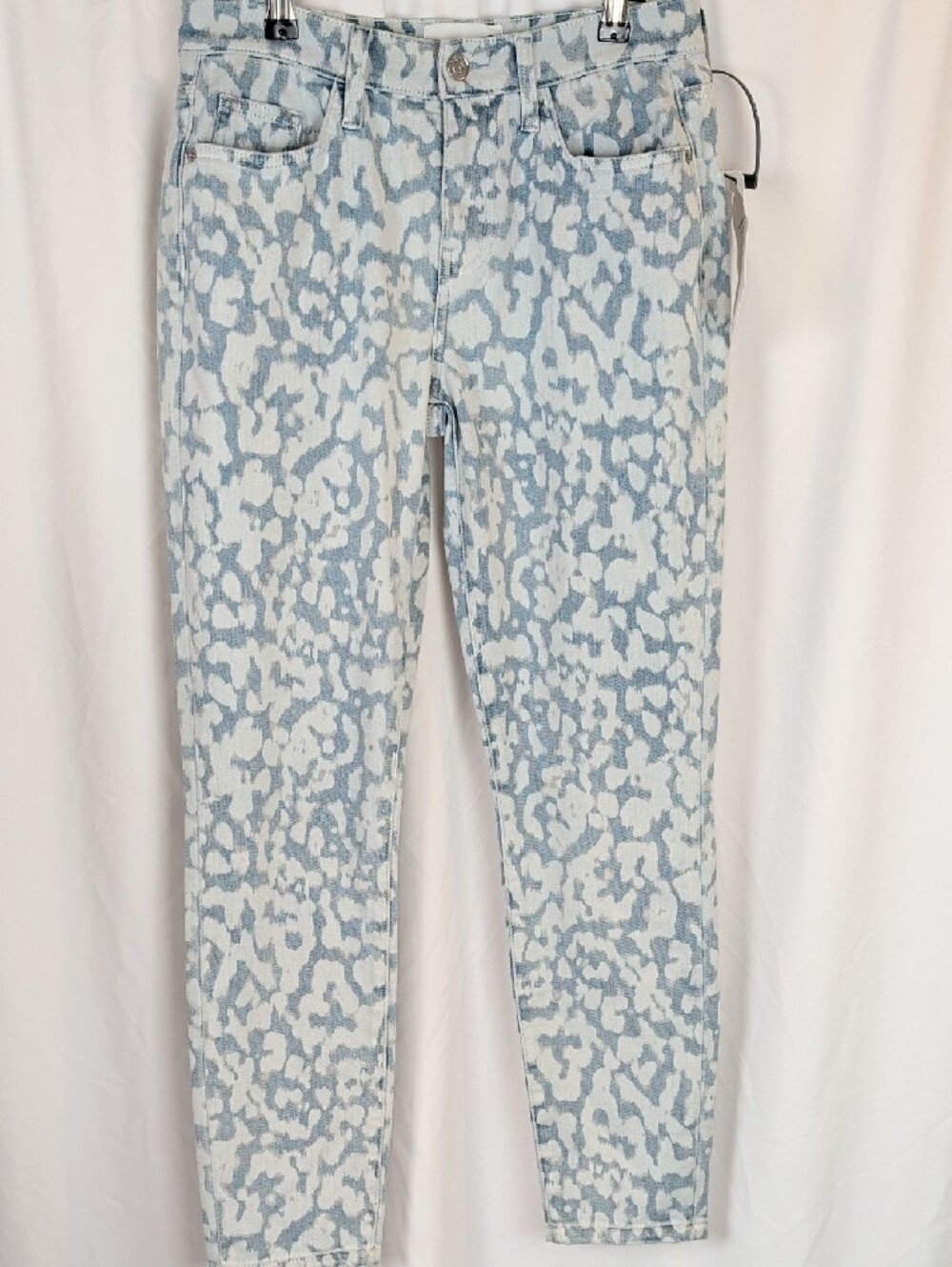 NWT Current/Elliott The High Waist Stiletto Leopard Skinny Jeans 26